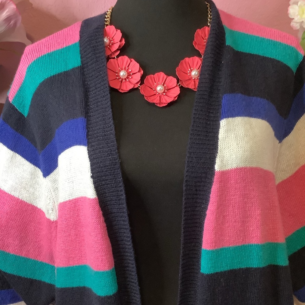 LOWEST🌺 NWT LANE BRYANT Sz 14/16 WOOL BLEND MULTI-COLOR SWEATER - Picture 12 of 14
